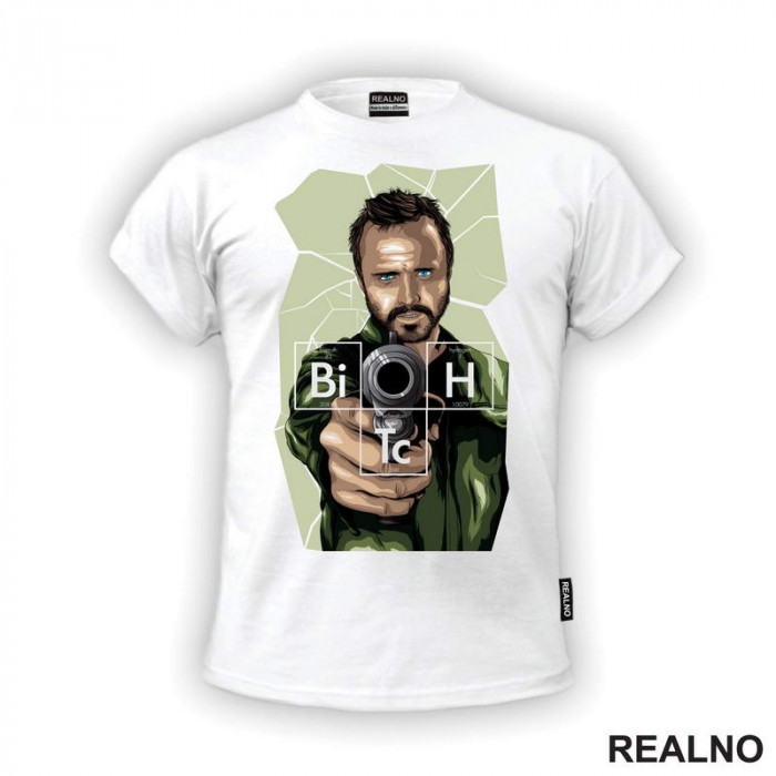 Bitch - Jesse Pinkman - Gun Point - Breaking Bad - Majica