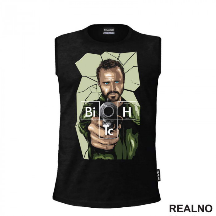 Bitch - Jesse Pinkman - Gun Point - Breaking Bad - Majica