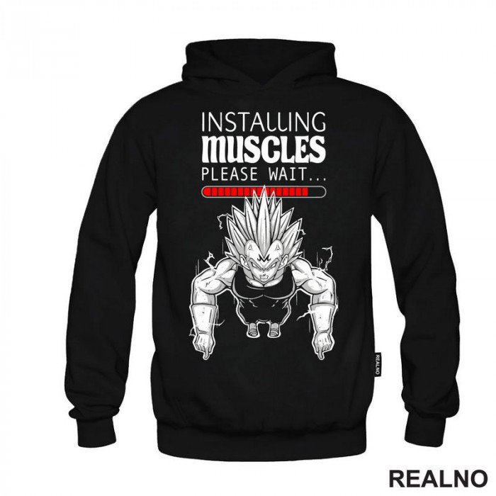 Installing Muscles - Please Wait - Goku - Dragon Ball - Duks Installing Muscles - Please Wait - Goku - Dragon Ball - Duks