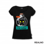 Don't Open Evil Inside - Do It - Cat - Dark Humor - Majica