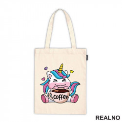 Slatki Jednorog Sa Kafom - Coffee - Kafa - Ceger