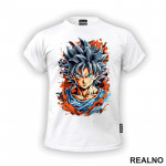 Orange Dots - Goku - Dragon Ball - Majica