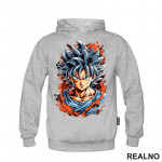 Orange Dots - Goku - Dragon Ball - Duks Orange Dots - Goku - Dragon Ball - Duks