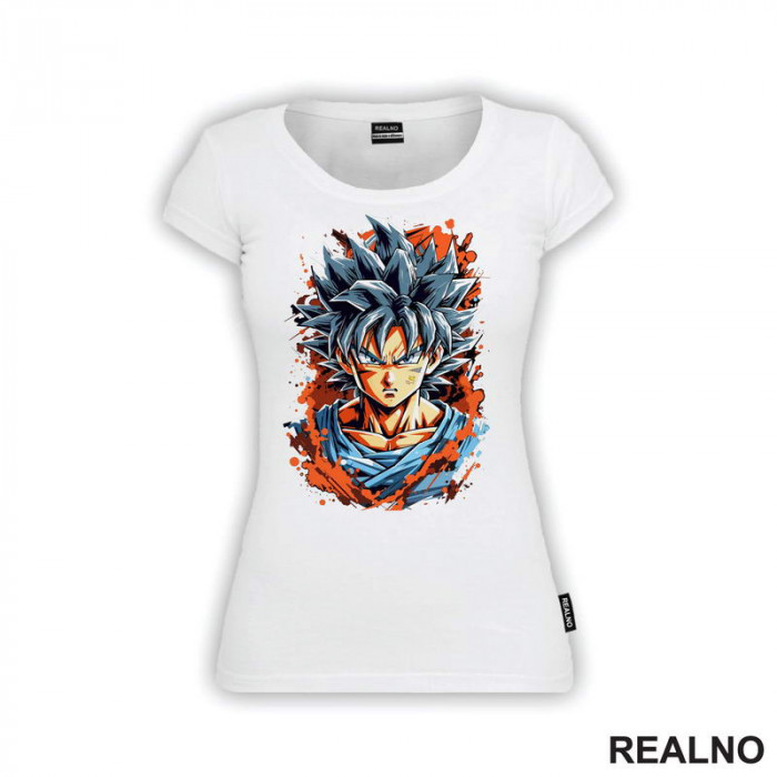 Orange Dots - Goku - Dragon Ball - Majica