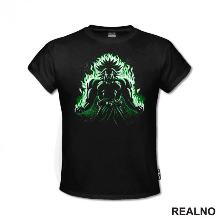 Green Aura - Broly - Goku - Dragon Ball - Majica Green Aura - Broly - Goku - Dragon Ball - Majica