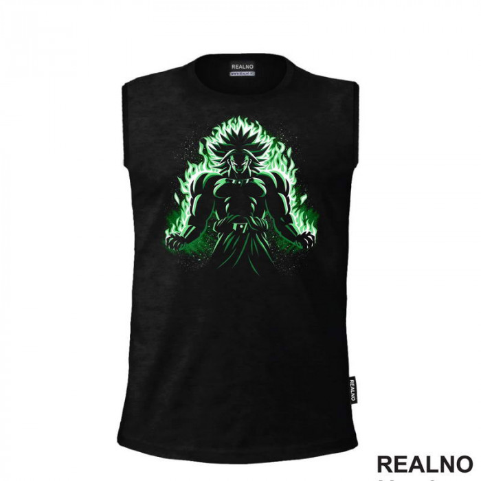 Green Aura - Broly - Goku - Dragon Ball - Majica Green Aura - Broly - Goku - Dragon Ball - Majica