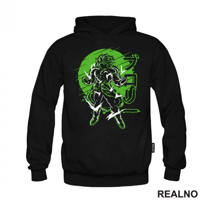 Green Lines - Broly - Goku - Dragon Ball - Duks Green Lines - Broly - Goku - Dragon Ball - Duks