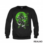 Green Lines - Broly - Goku - Dragon Ball - Duks Green Lines - Broly - Goku - Dragon Ball - Duks