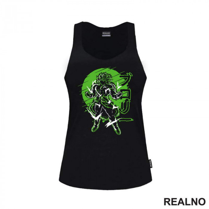 Green Lines - Broly - Goku - Dragon Ball - Majica Green Lines - Broly - Goku - Dragon Ball - Majica