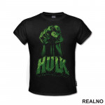 Fist And Logo - Lines - Hulk - Majica