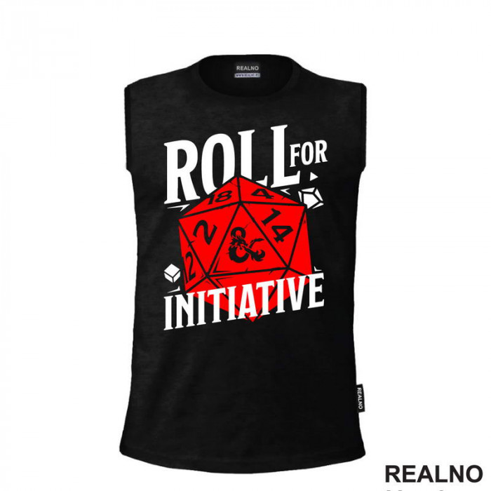 Roll For Initiative -Red- D&D - Dungeons And Dragons - Majica