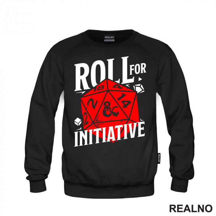 Roll For Initiative - Red - D&D - Dungeons And Dragons - Duks