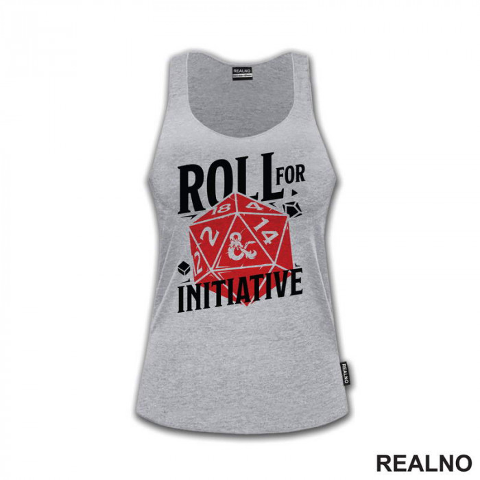 Roll For Initiative -Red- D&D - Dungeons And Dragons - Majica