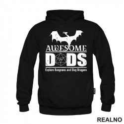 Awesome Dads Explore Dungeons And Slay Dragons - D&D - Dungeons And Dragons - Duks Awesome Dads Explore Dungeons And Slay Dragons - D&D - Dungeons And Dragons - Duks