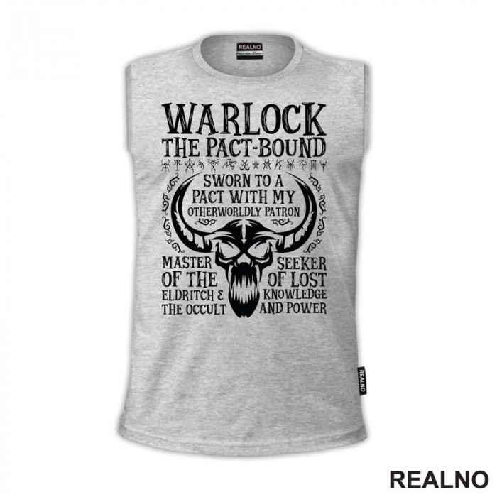 Warlock - The Pact-Bound - D&D - Dungeons And Dragons - Majica