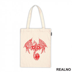 Red Dragon And Symbols - D&D - Dungeons And Dragons - Ceger