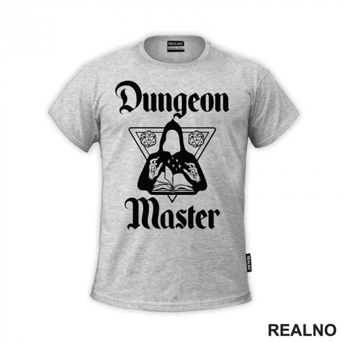 Dungeon Master - Book - D&D - Dungeons And Dragons - Majica