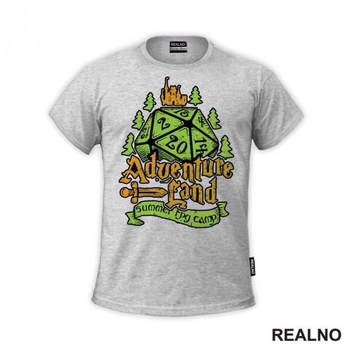 Adventure Land - D&D - Dungeons And Dragons - Majica