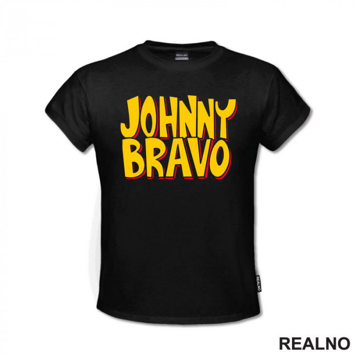 Johnny Bravo - Logo - Crtani Filmovi - Majica