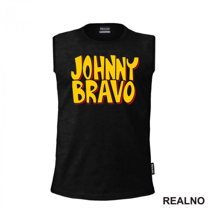 Johnny Bravo - Logo - Crtani Filmovi - Majica