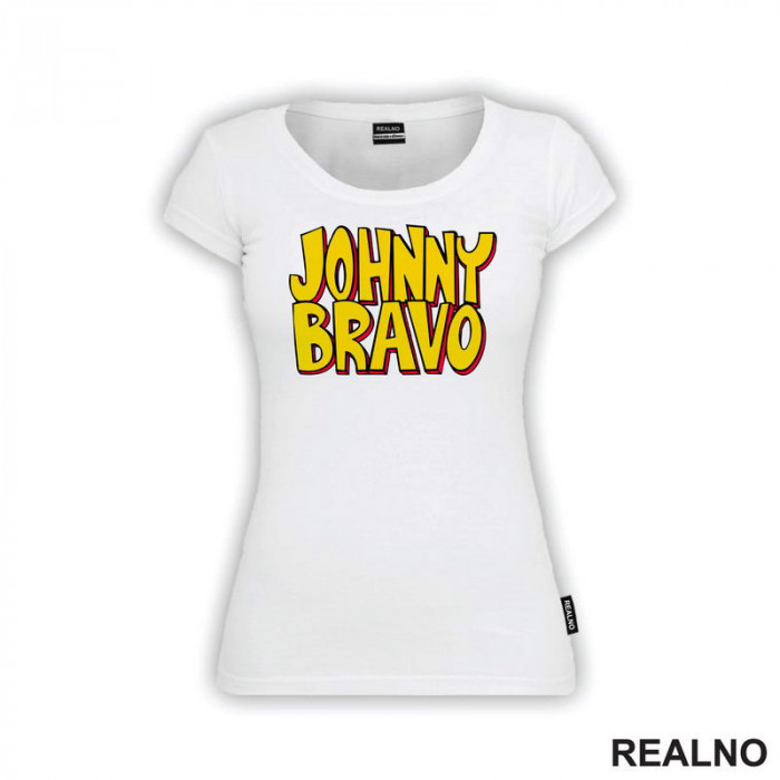 Johnny Bravo - Logo - Crtani Filmovi - Majica