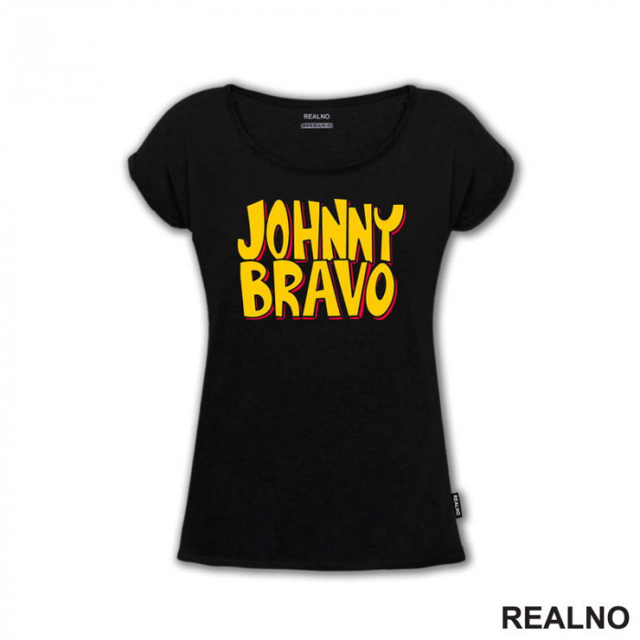 Johnny Bravo - Logo - Crtani Filmovi - Majica