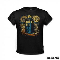 Tardis - Drawing - Doctor Who - DW - Majica