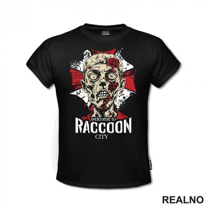 Welcome to Raccoon City - Zombie - Resident Evil - Majica