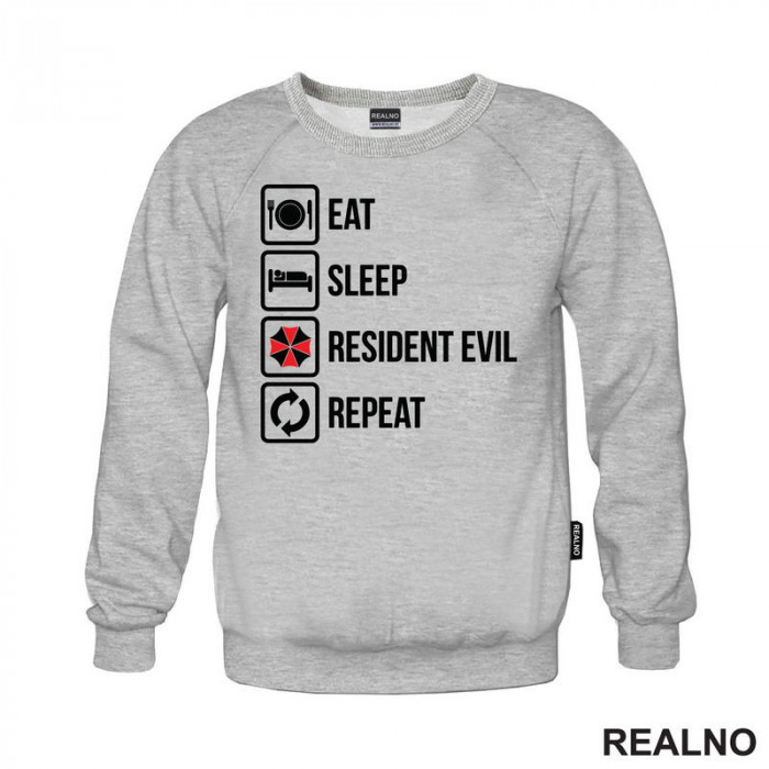 Eat, Sleep, Repeat - Resident Evil - Duks