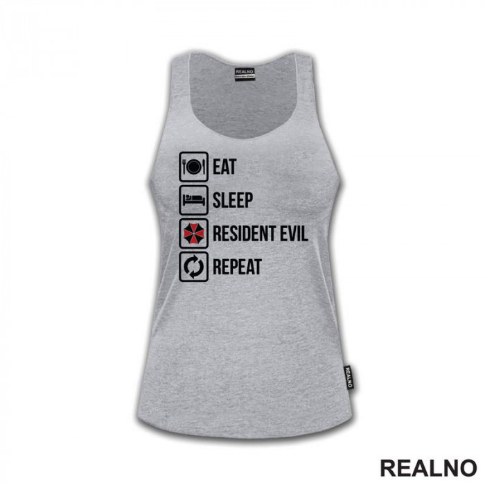 Eat, Sleep, Repeat - Resident Evil - Majica