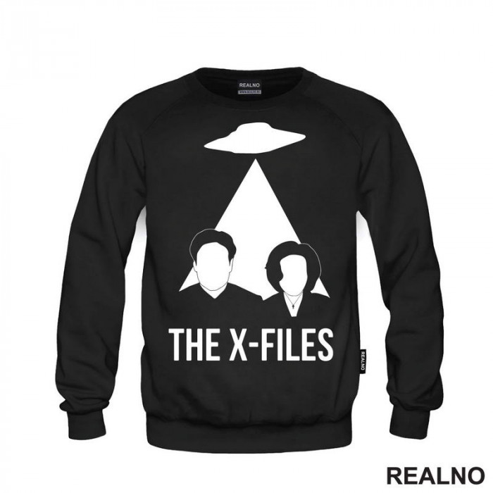 Mulder, Scully And Spaceship - The X Files - Duks