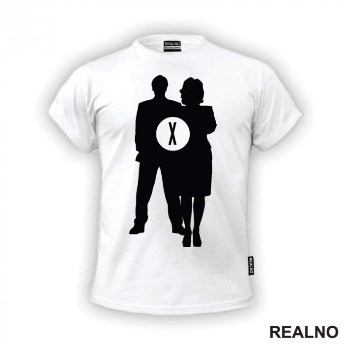 Mulder And Scully Shadows - The X Files - Majica