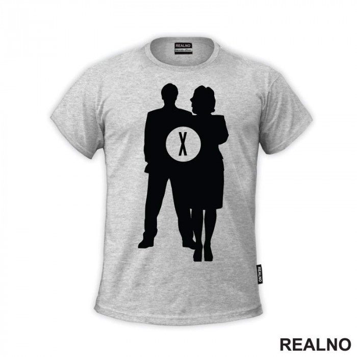 Mulder And Scully Shadows - The X Files - Majica