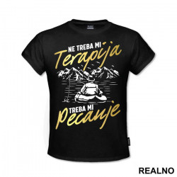 Ne Treba Mi Terapija Treba Mi Pecanje - Fishing - Majica