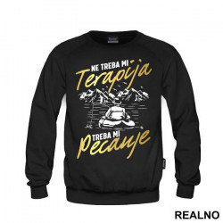 Ne Treba Mi Terapija Treba Mi Pecanje - Fishing - Duks