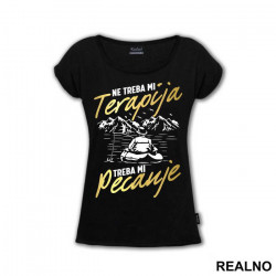 Ne Treba Mi Terapija Treba Mi Pecanje - Fishing - Majica