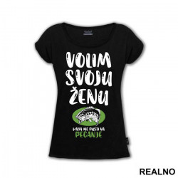 Volim Svoju Ženu Kada Me Pusti Na Pecanje - Fishing - Majica