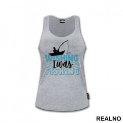 Wishing I Was Fishing Man In A Boat - Pecanje - Majica