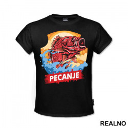 Riba Iz Vode - Pecanje - Fishing - Majica