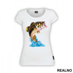 Jumping Bass - Pecanje - Fishing - Majica