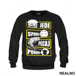 Jedi Spavaj Pecaj Ponovi - Pecanje - Fishing - Duks
