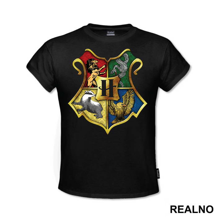 Houses Of Hogwarts - Harry Potter - Majica
