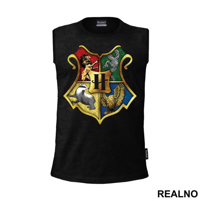 Houses Of Hogwarts - Harry Potter - Majica