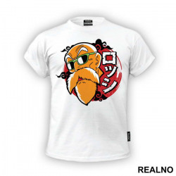 Master Roshi Red Circle - Goku - Dragon Ball - Majica