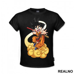 On A Nimbus - Goku - Dragon Ball - Majica