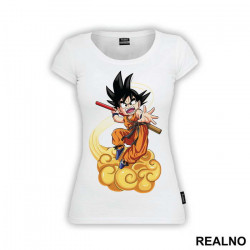 On A Nimbus - Goku - Dragon Ball - Majica