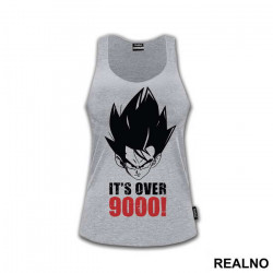 It's Over 9000 Red Text - Goku - Dragon Ball - Majica