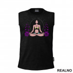 Girl Meditating - Yoga - Majica