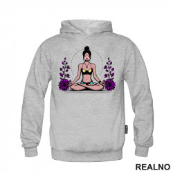 Girl Meditating - Yoga - Duks Girl Meditating - Yoga - Duks
