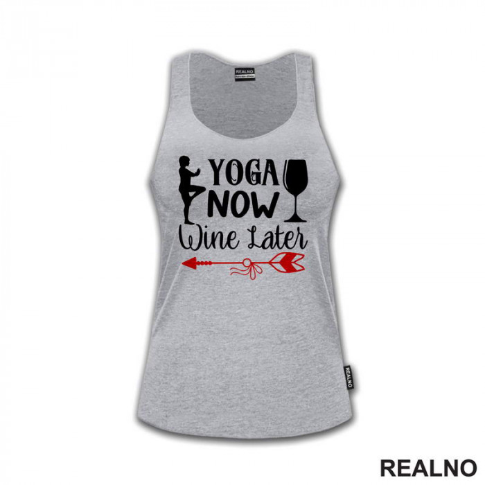 Wine Later - Yoga - Majica